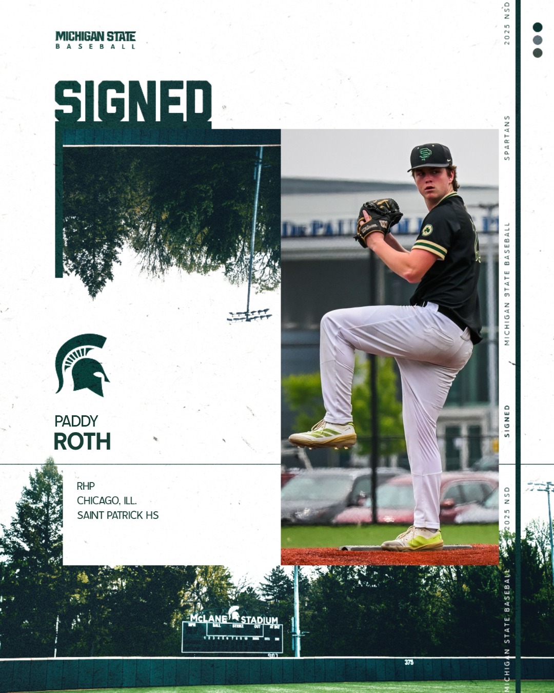 Michigan - Officially a Spartan! We are excited to welcome Paddy Roth ...