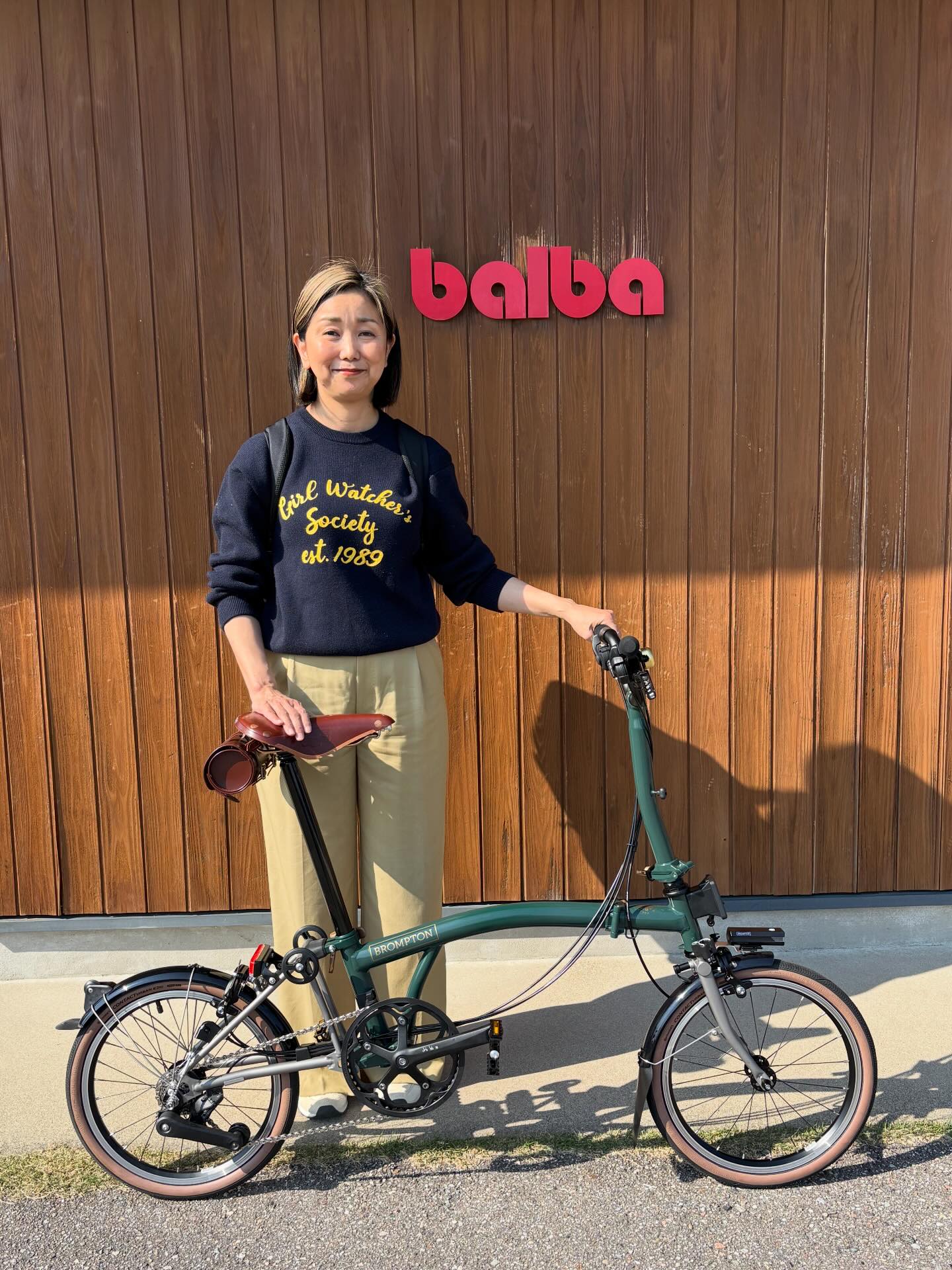 BROMPTON anniversary??】 オーナーさんの柔らかい雰囲気とシックな 