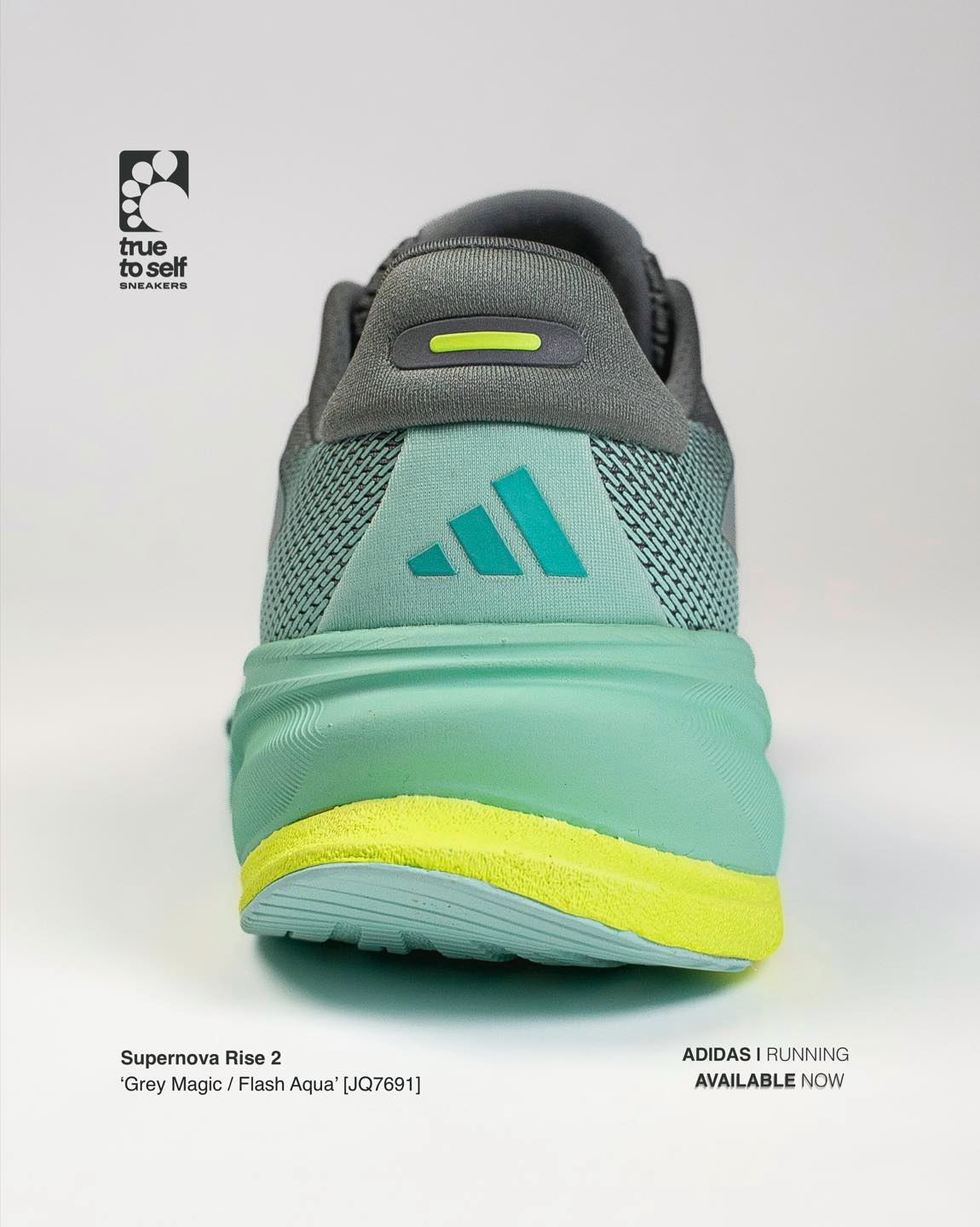 adidas Supernova Rise 2 'Grey Magic / Flash Aqua' [JQ7691] OUR