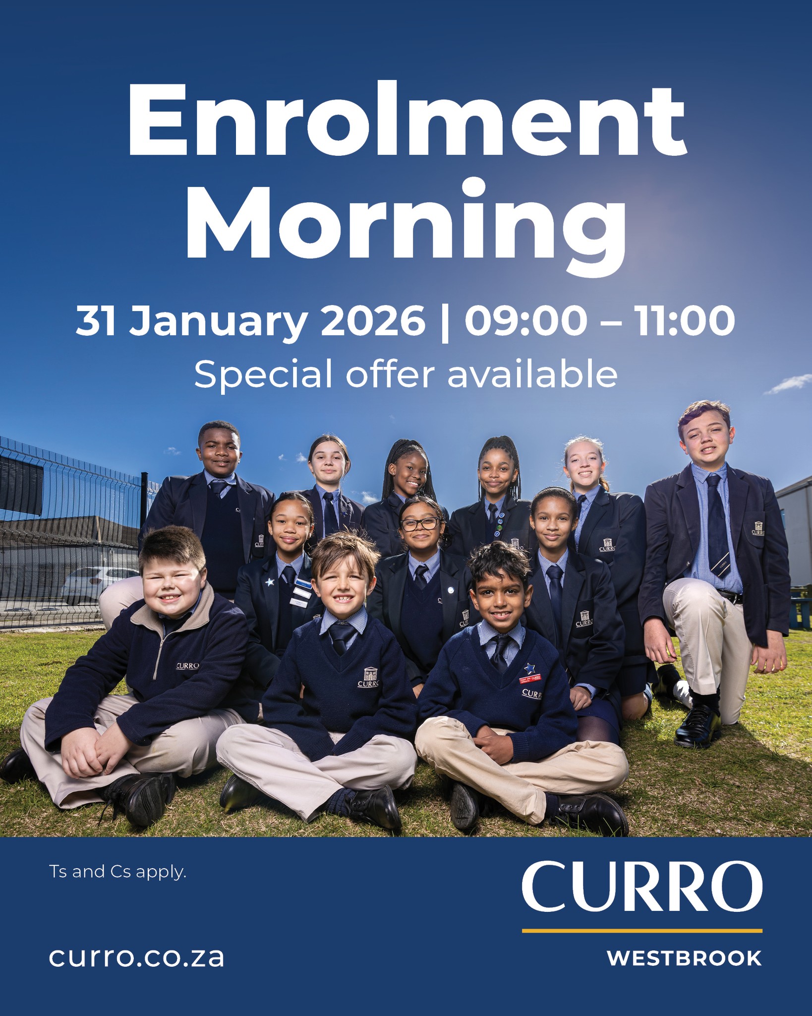 Curro Westbrook - FINAL Enrolment Morning for 2026! 🌟 Are... | Facebook