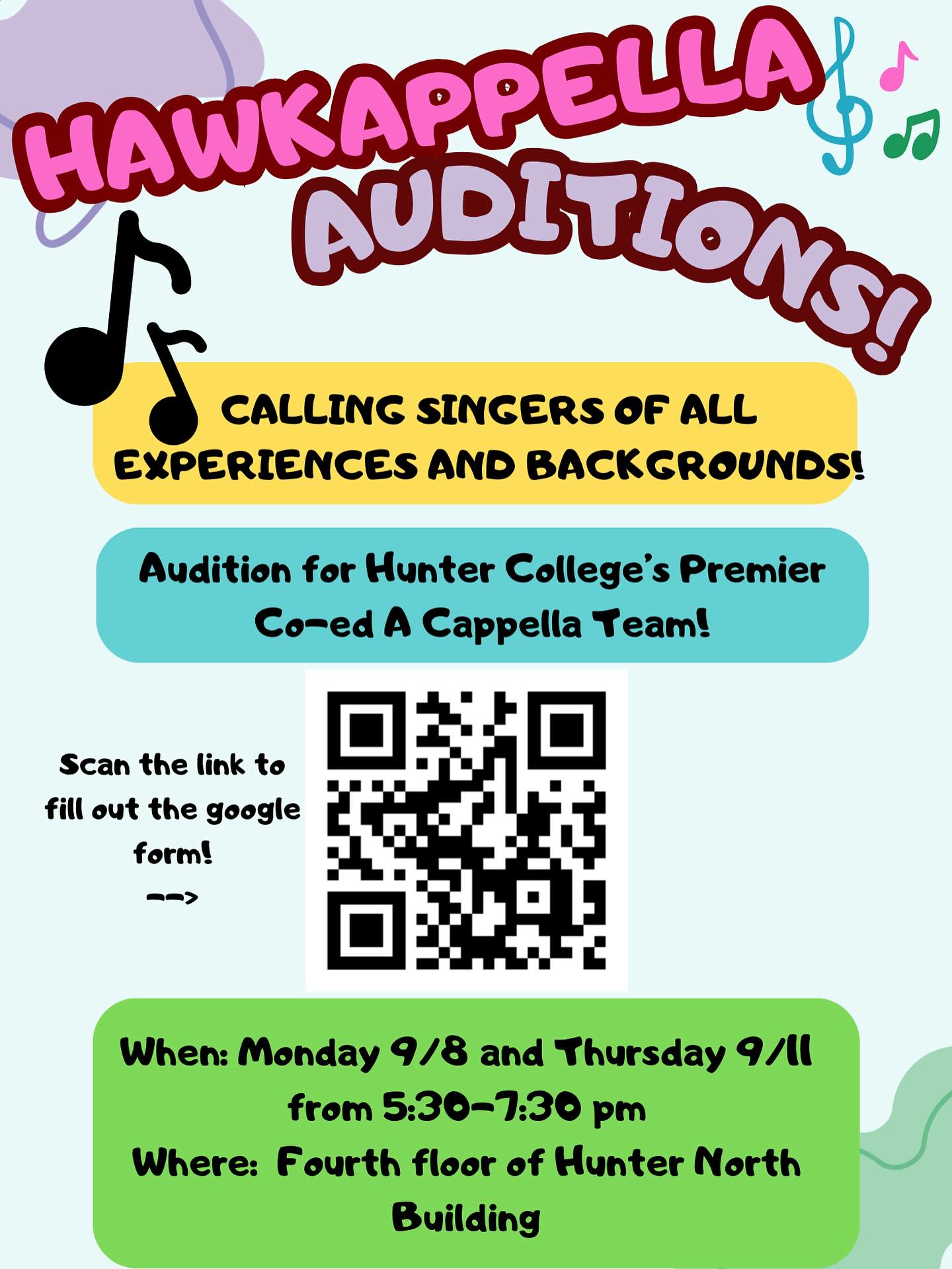 Hunter - Hawkappella is excited to announce our 2025 audition dates ...