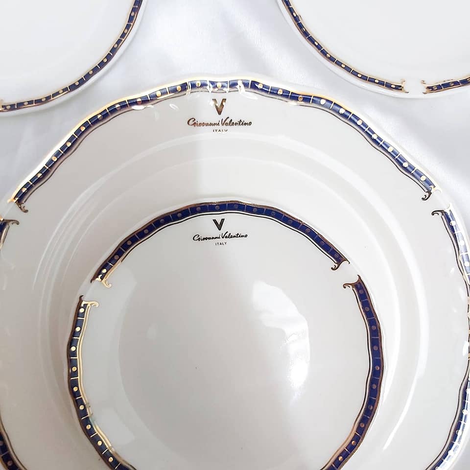 Giovanni Valentino Italy! 1 serving plate 5 cake plate 2250 only