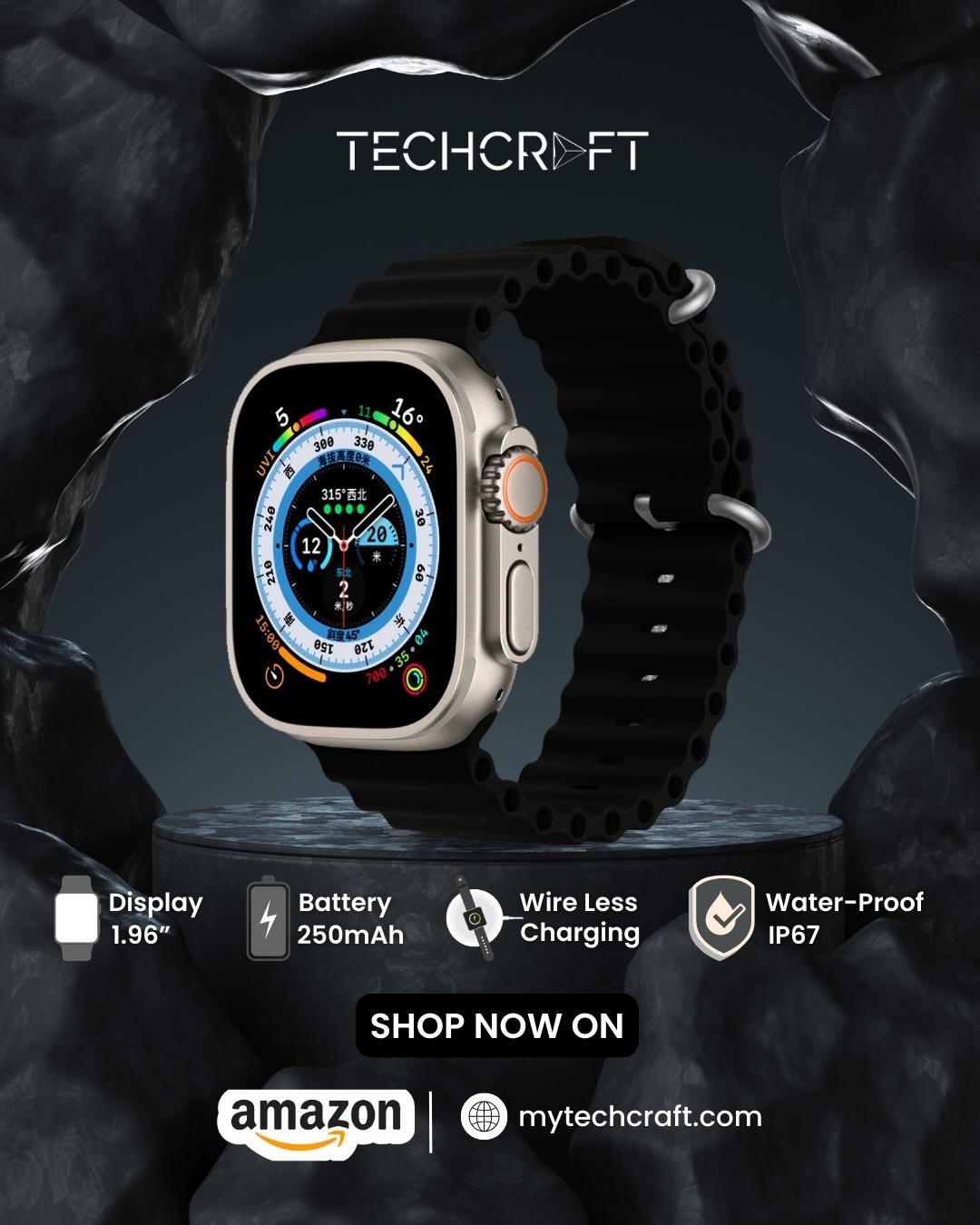 Techcraft - Introducing the all-new Air+ smart watch..