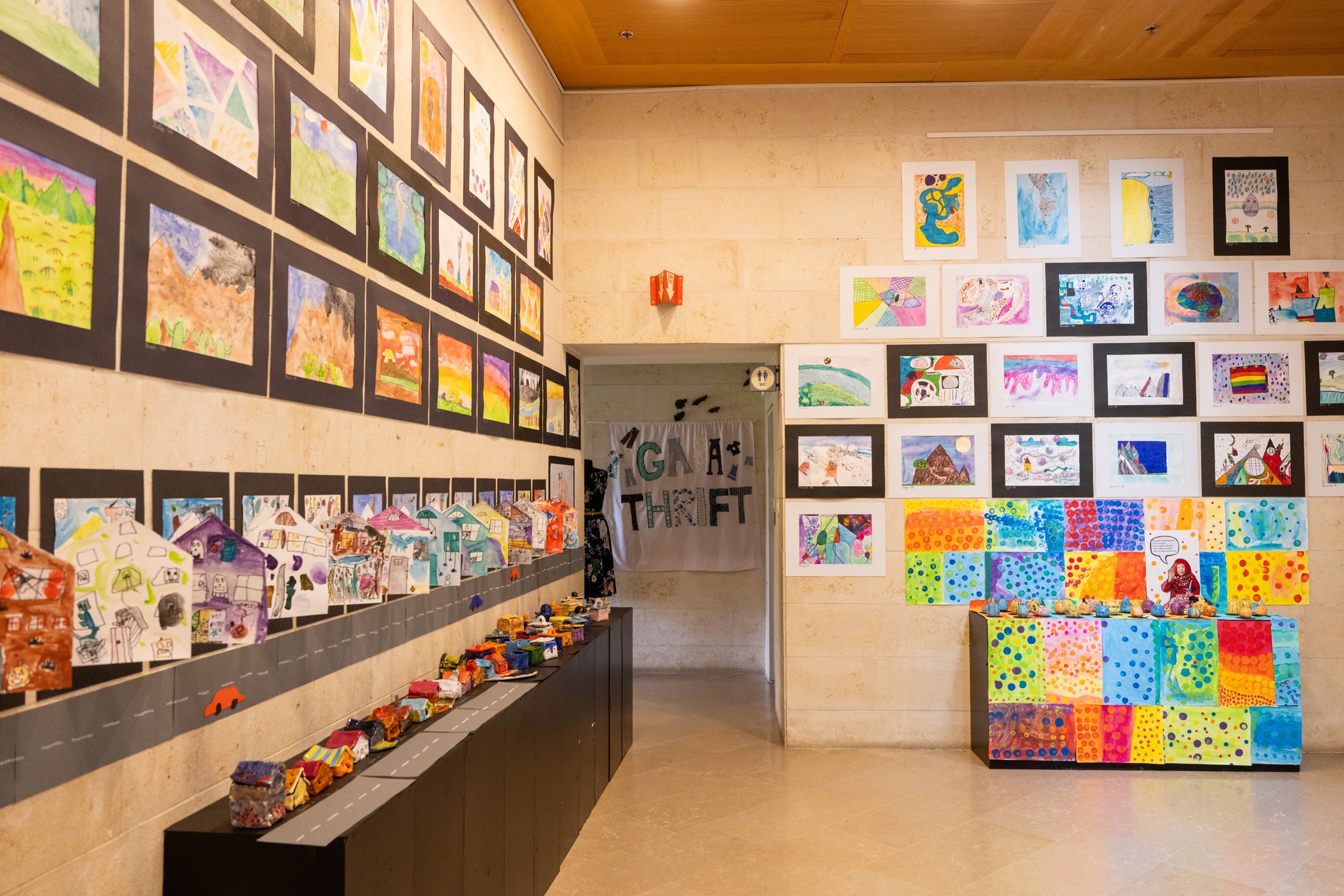Our Elementary School Art Show is now on display in the AIS Auditorium ...