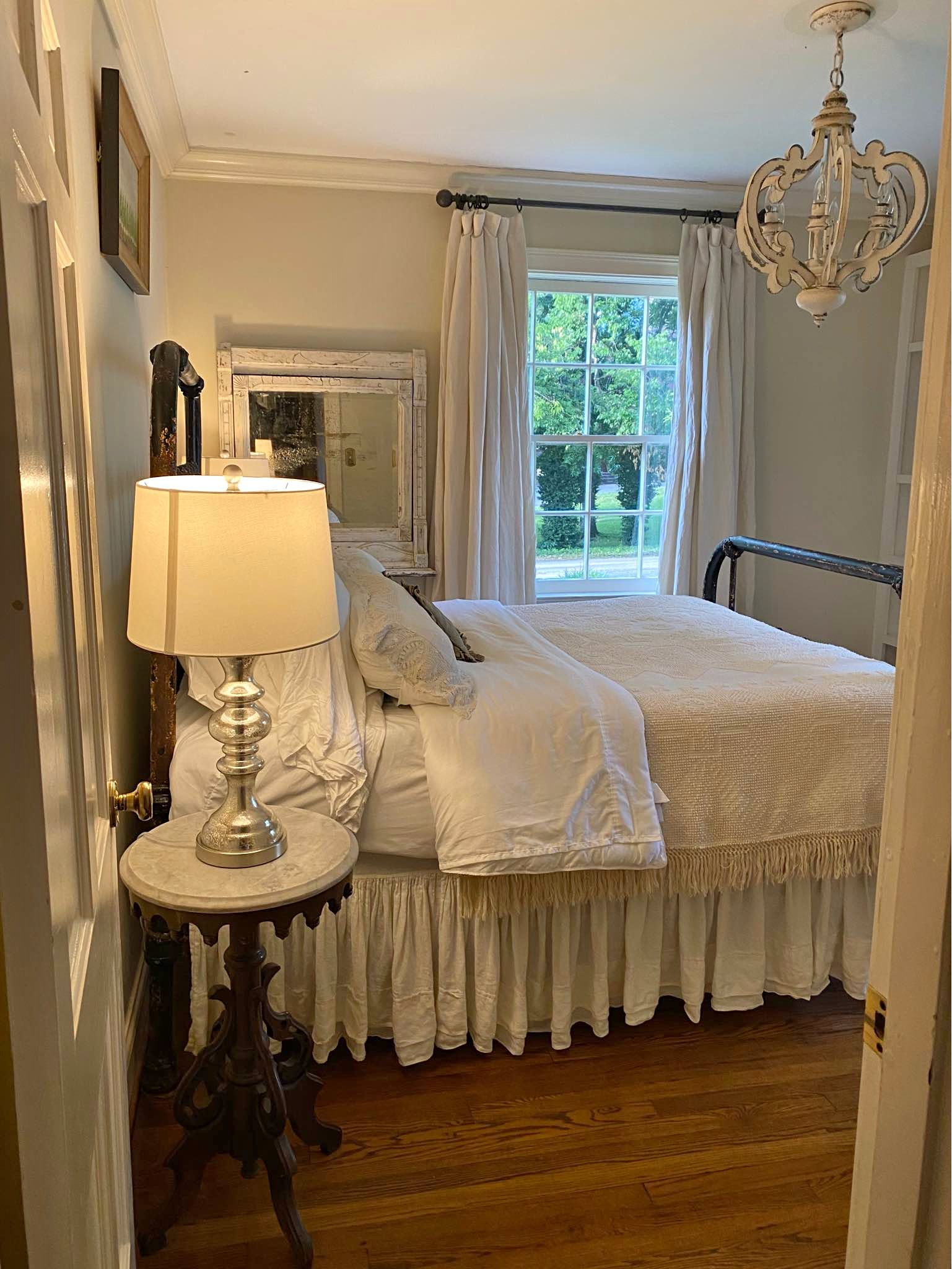 19th Century Antique Solid Iron Full size Bed – Original Patina, Re ...