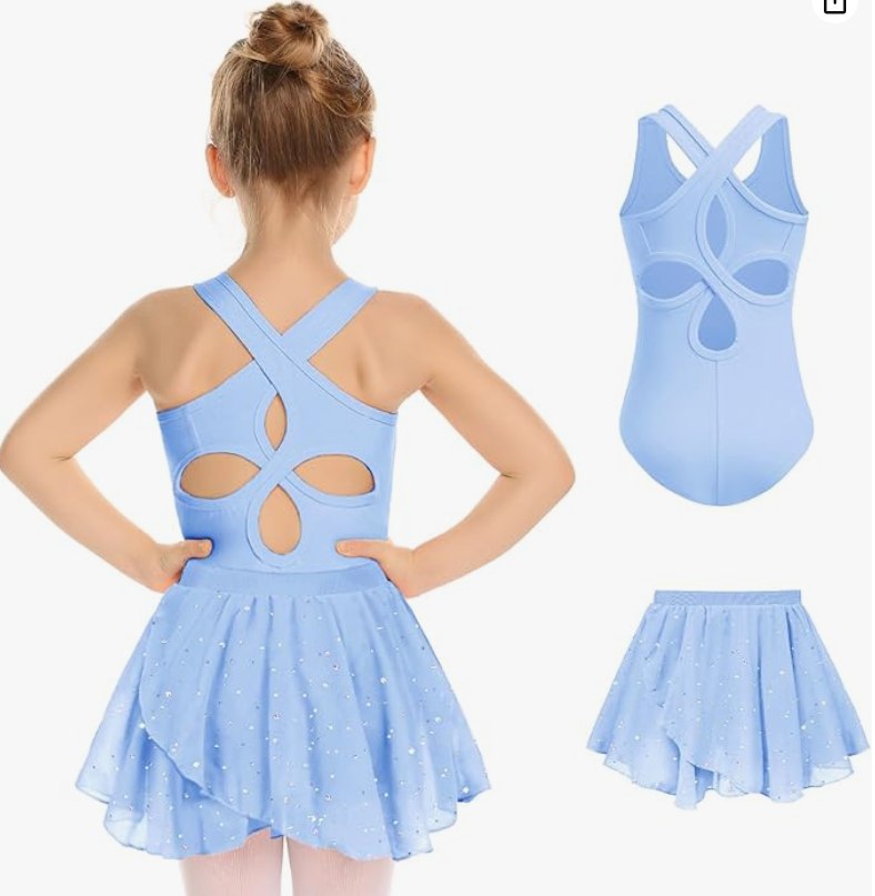 Kids Girls Candy Cane Dress Christmas Cami Dance Tutu Skirt Sparkle Bodysuit