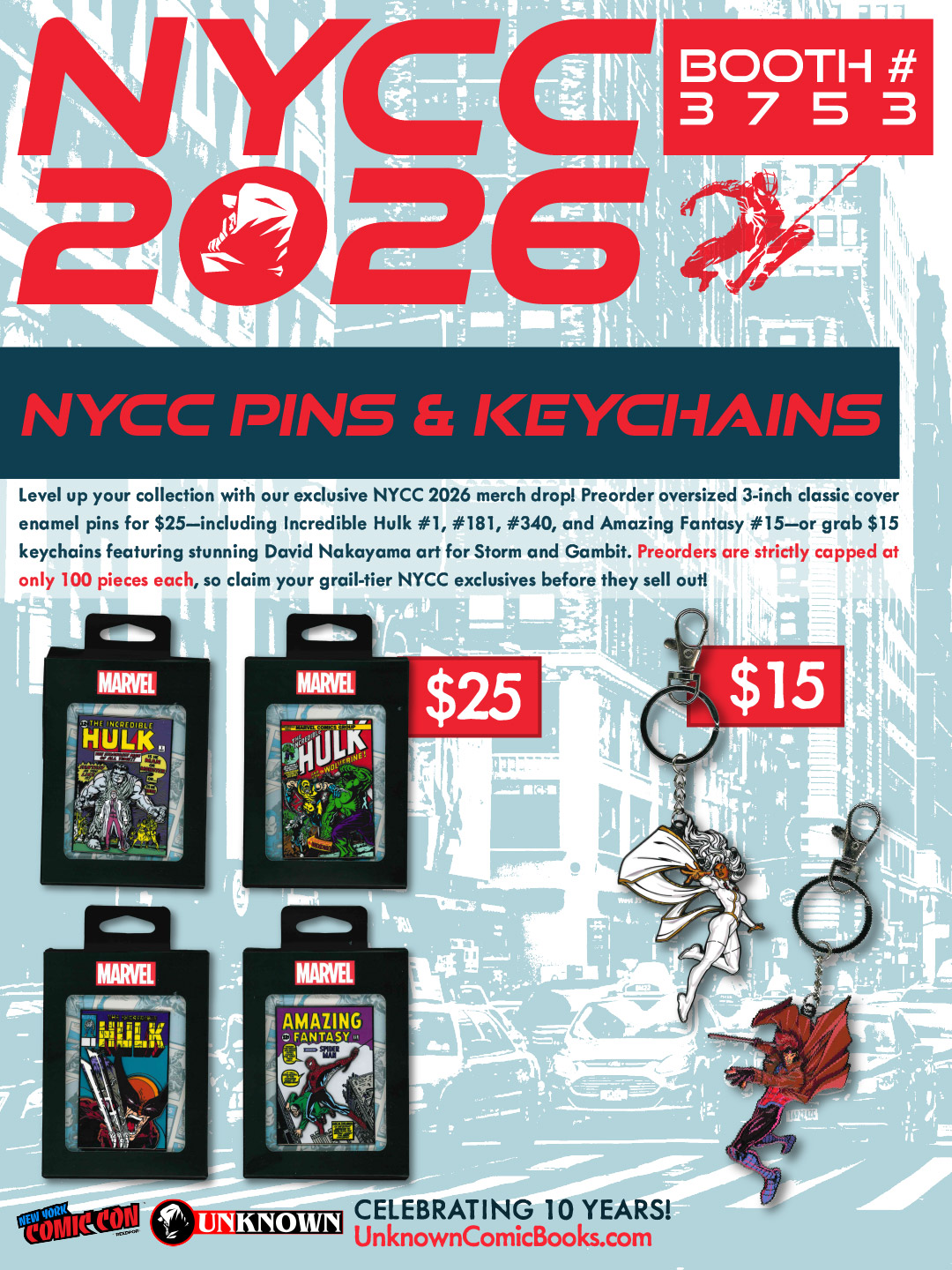 New York Comic Con 2026 exclusives are officially LIVE! 🔥 Whether