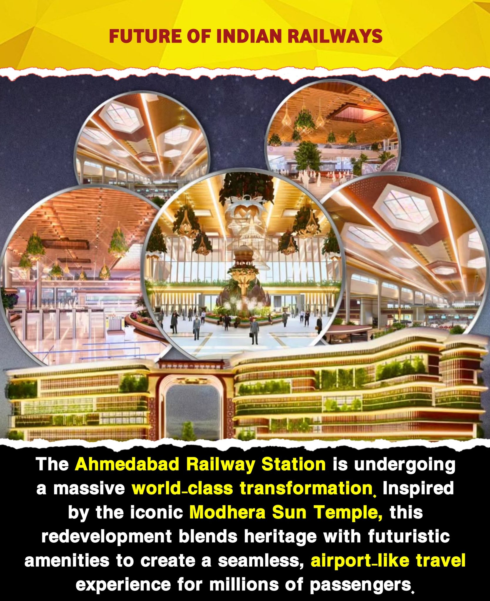 Ashok - The Amdavad Railway Station Redevelopment is one of India's ...