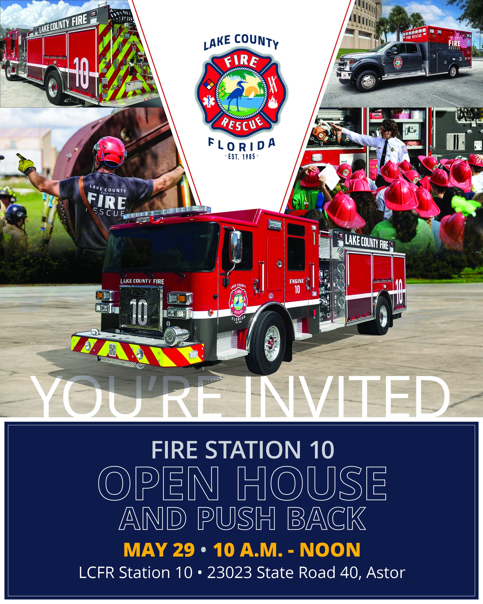 LCFR Station 10 Open House and Push Back