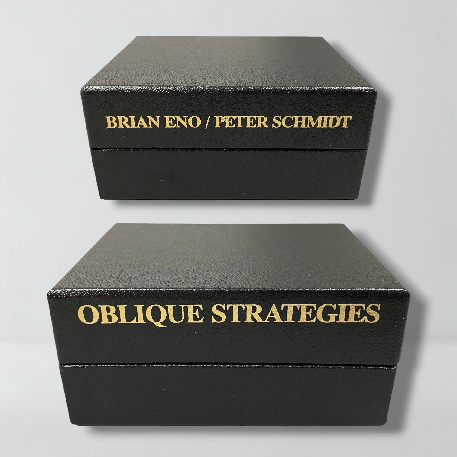 Oblique Strategies カードセット 2001 Brain Eno & Peter Schmidt Oblique Strategies Card Set