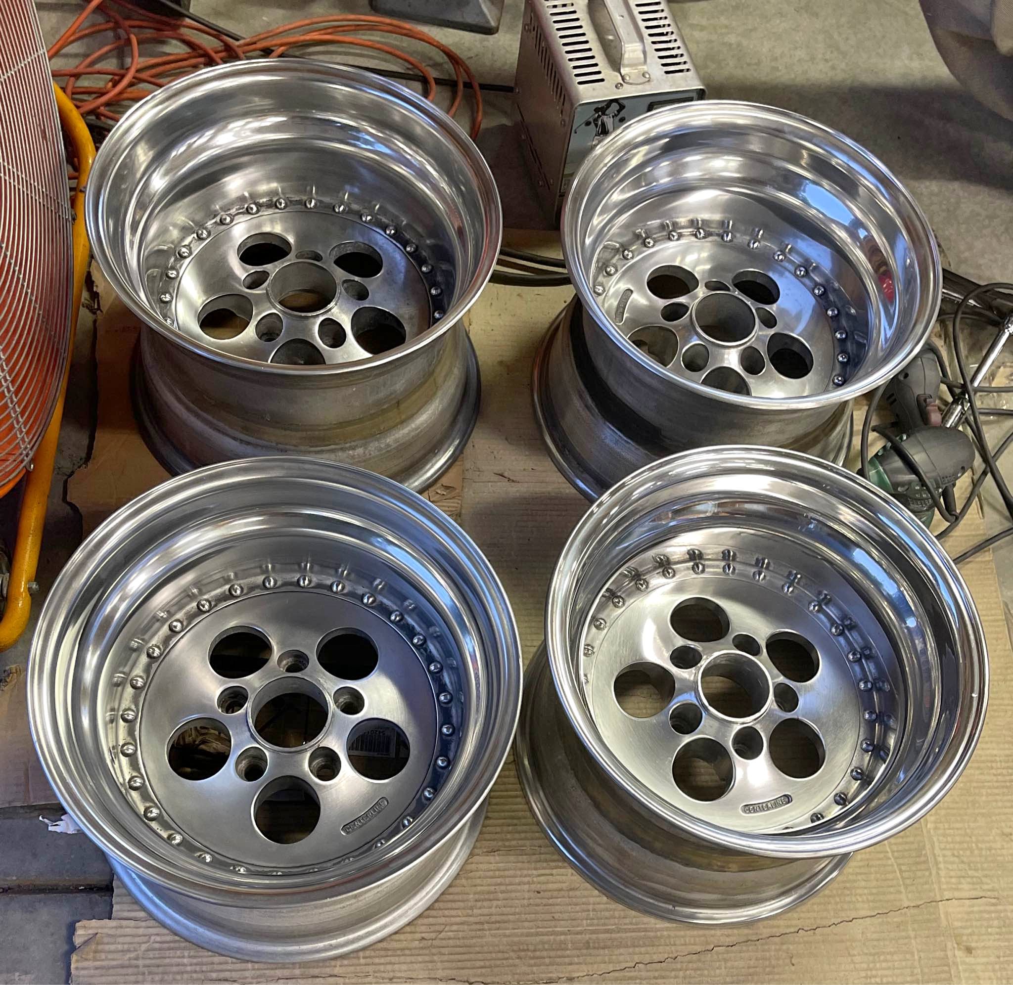 15x10 Centerline Champ 500 wheels with stretched 195-50-15 Continental ...