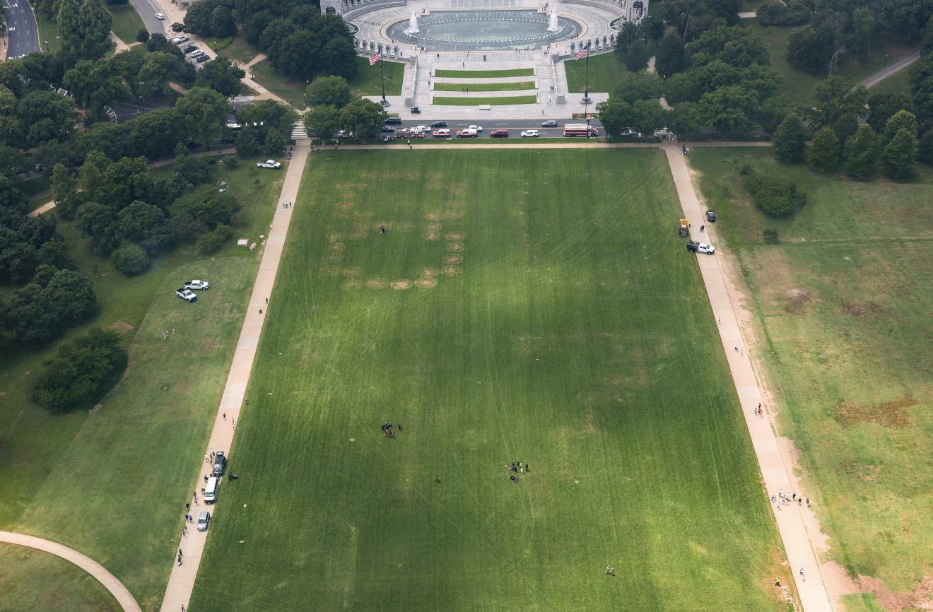 The Interior Department says it's investigating what appears to be
