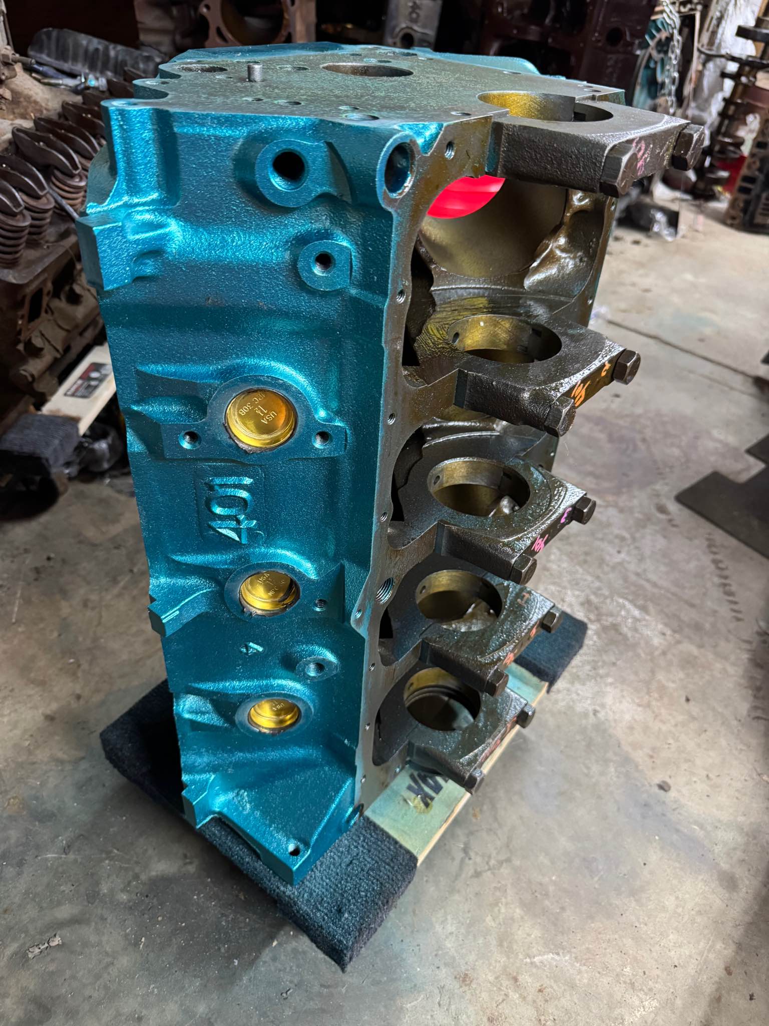 Freshly machined AMC 401 engine block - Car Engines & Engine Parts ...