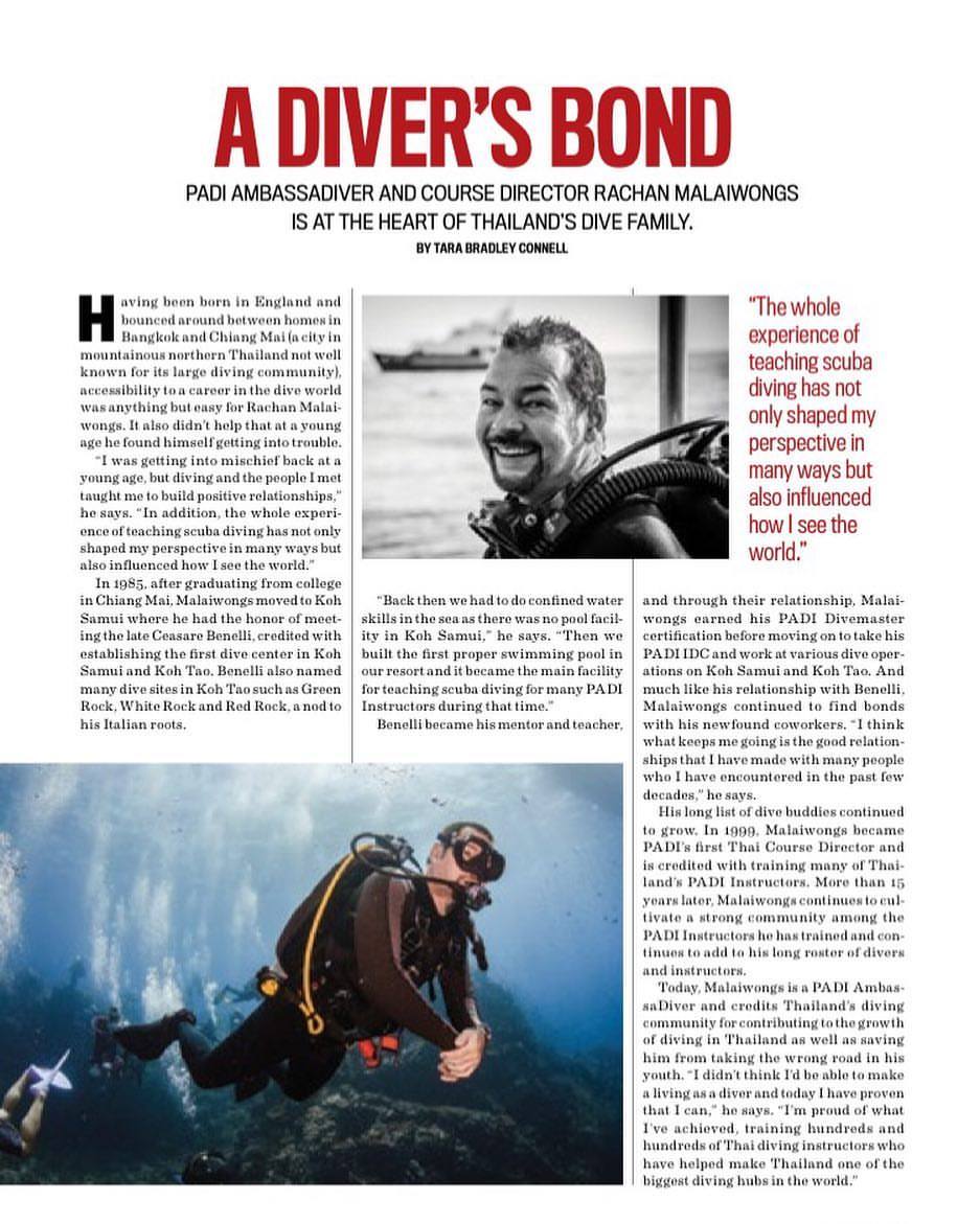 ครู ผู้สร้างเรา - Dive Ranger สอนดำน้ำ ทริปดำน้ำ กระบี่