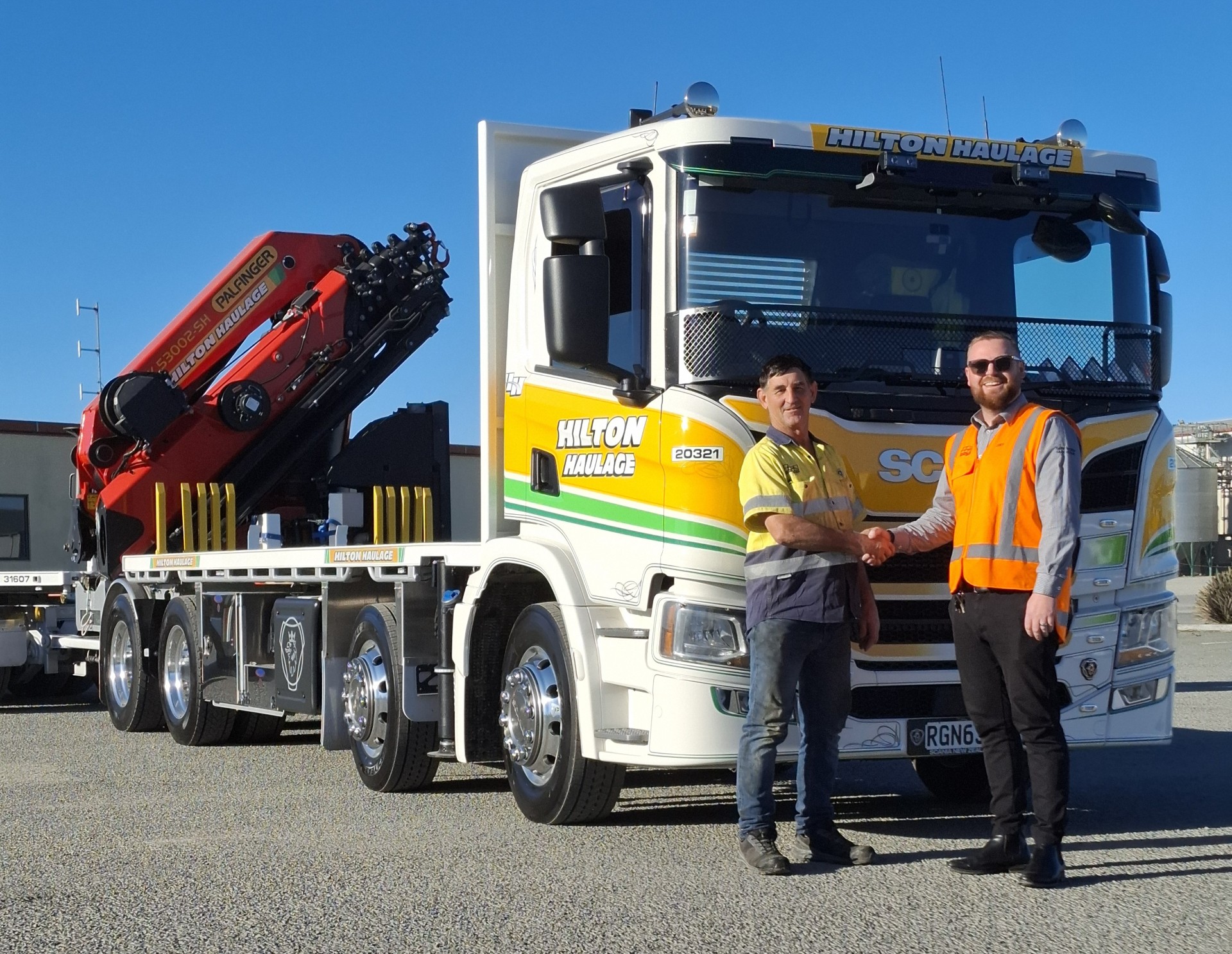 Hilton - The Crane Team is proud to welcome another Scania P500 into ...