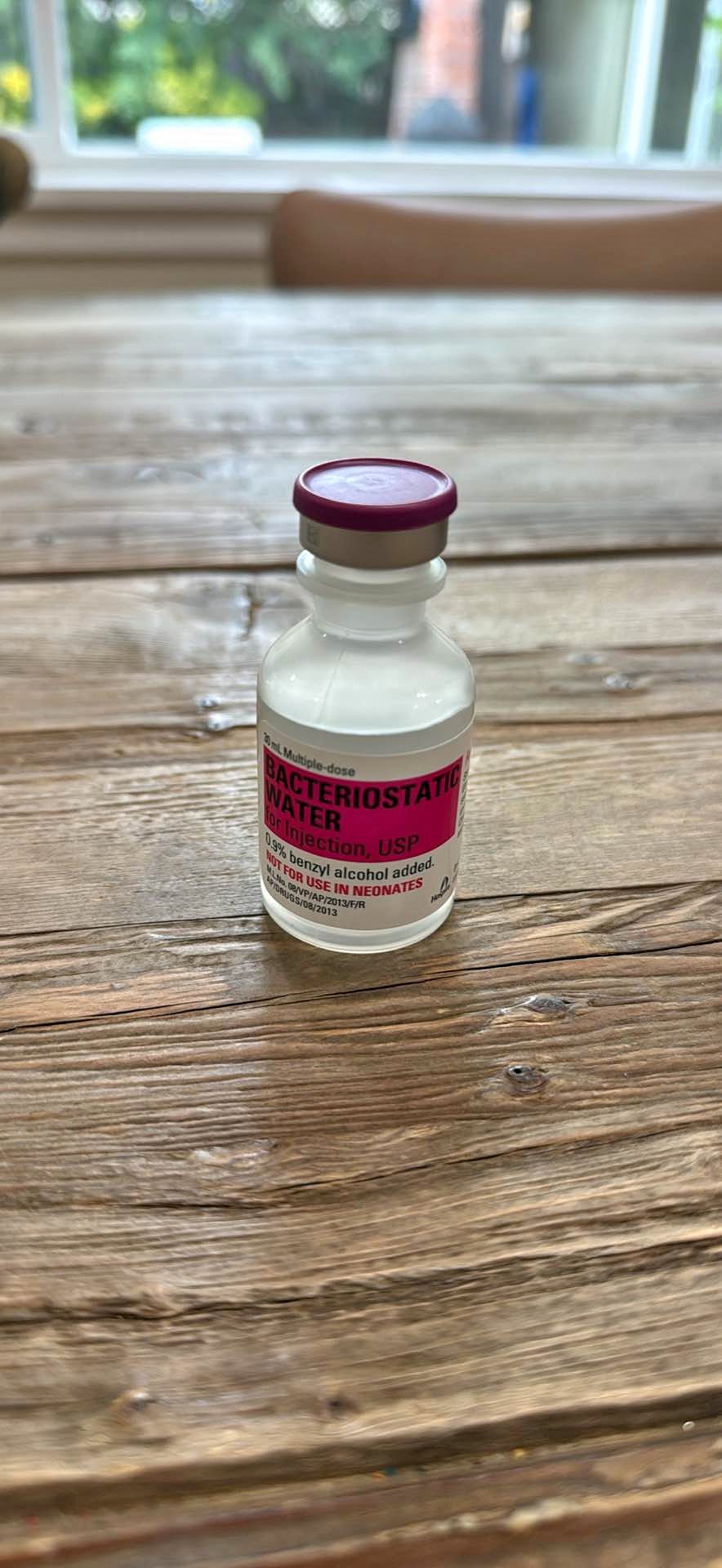 hospira bac water for sale ph Bacteriostatic SC injections When did Hospira bac water