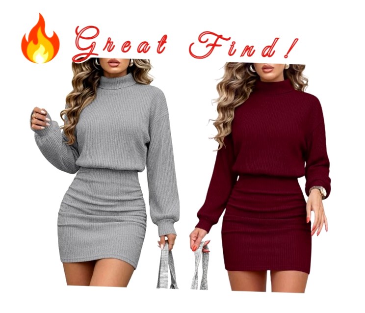 amazon ladies sweater dresses Amazon] - This dropped beautifully just now! 🧥 **☀ Women's Dress **- Marked at $14.99 Delivery included! NOV_MP2025