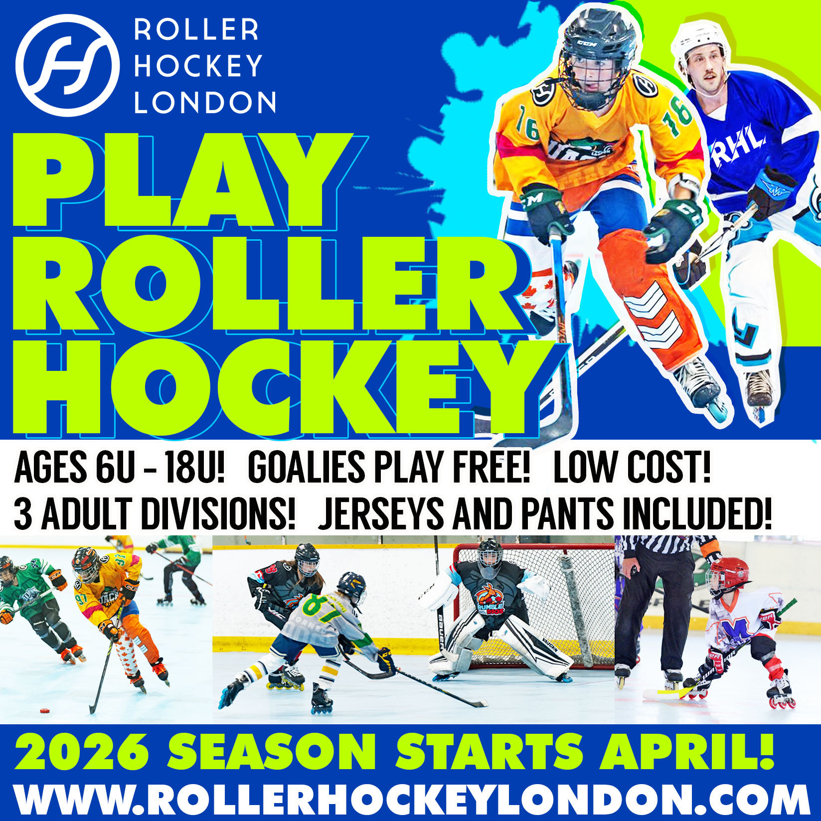 Source - 🚨Register for the 2026 Roller Hockey London Season!! ALL AGES ...