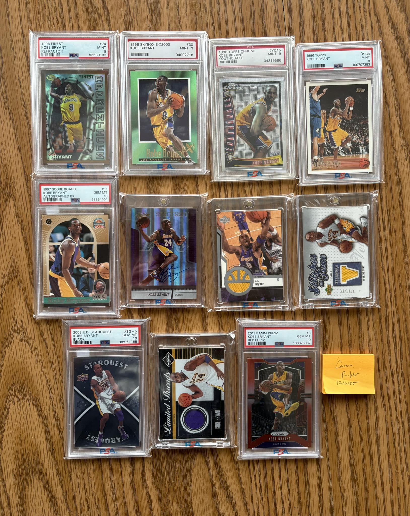 Pristine Kobe Bryant Gold Card! 🏀 This 1996-97 Topps Finest
