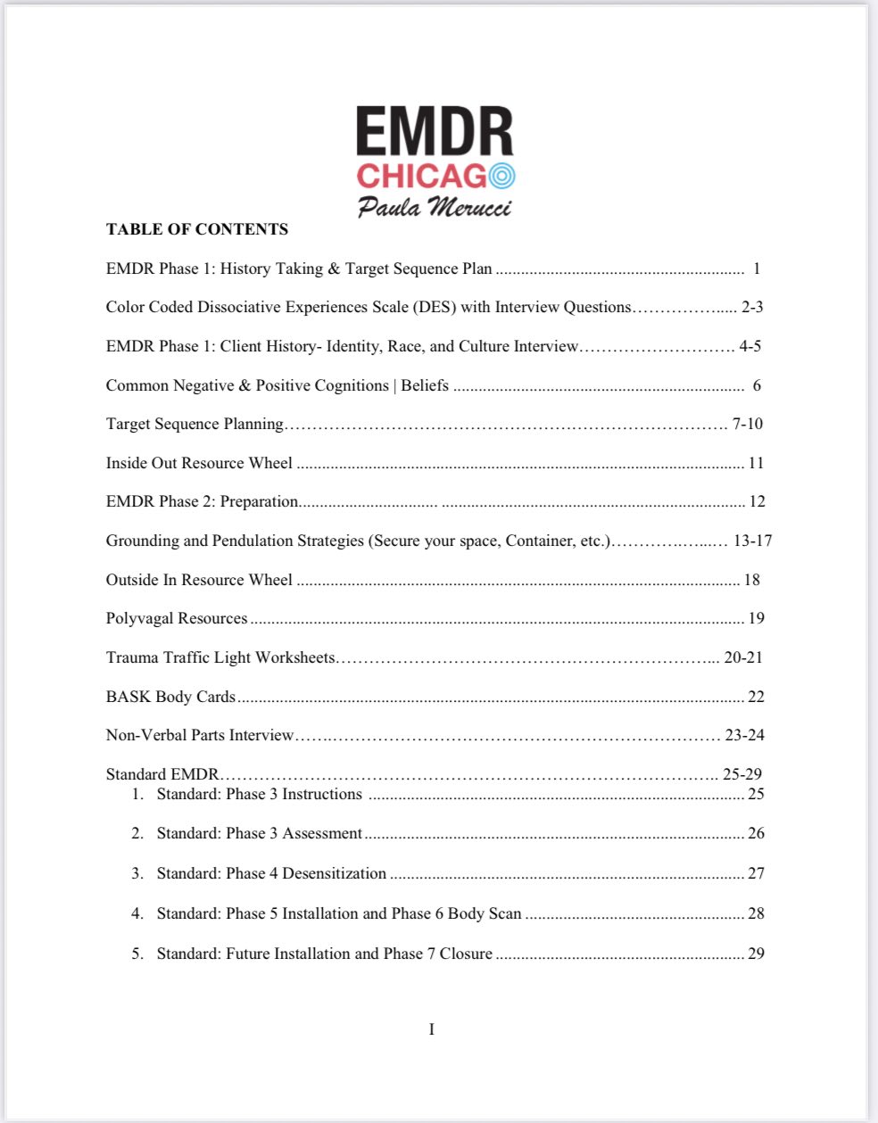 🌟🌟The updated 8-Phase Starter... - EMDR Chicago Paula Merucci | Facebook