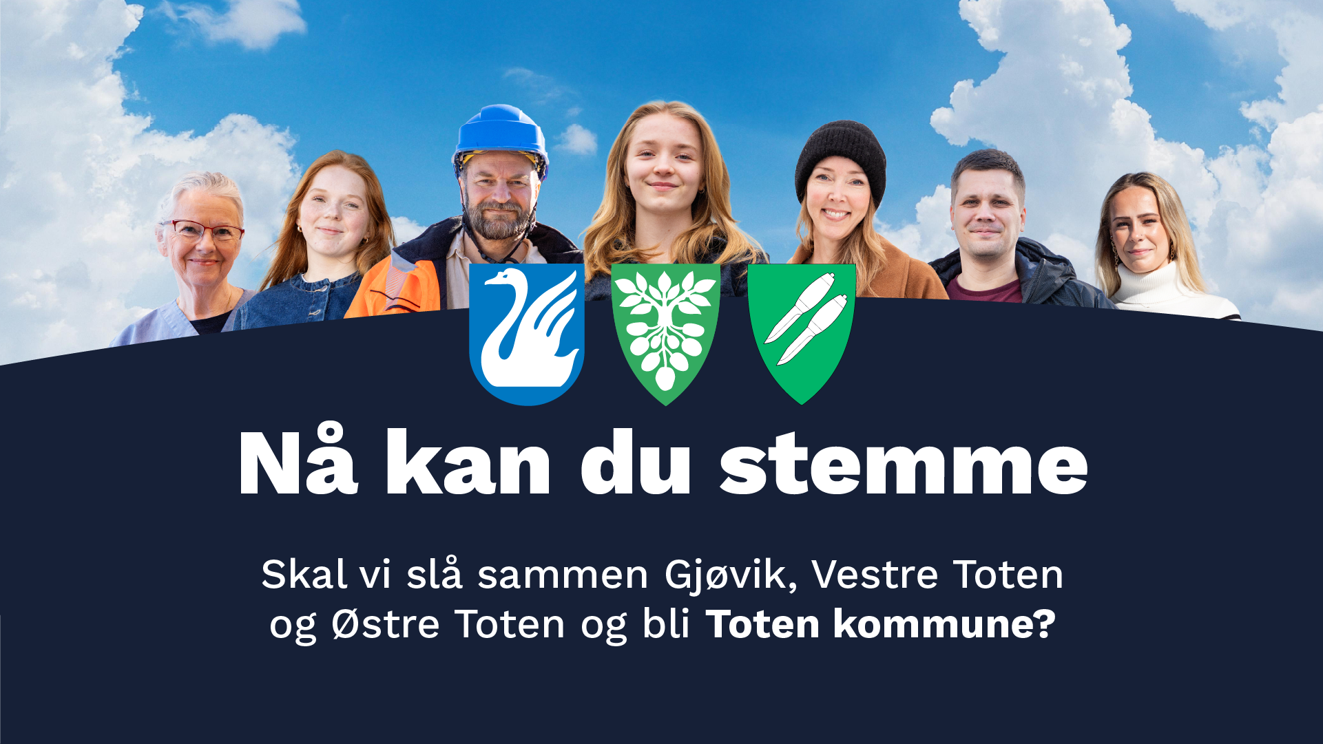 Vestre - Nå kan du stemme! Vil du at Gjøvik, Vestre Toten og Østre ...