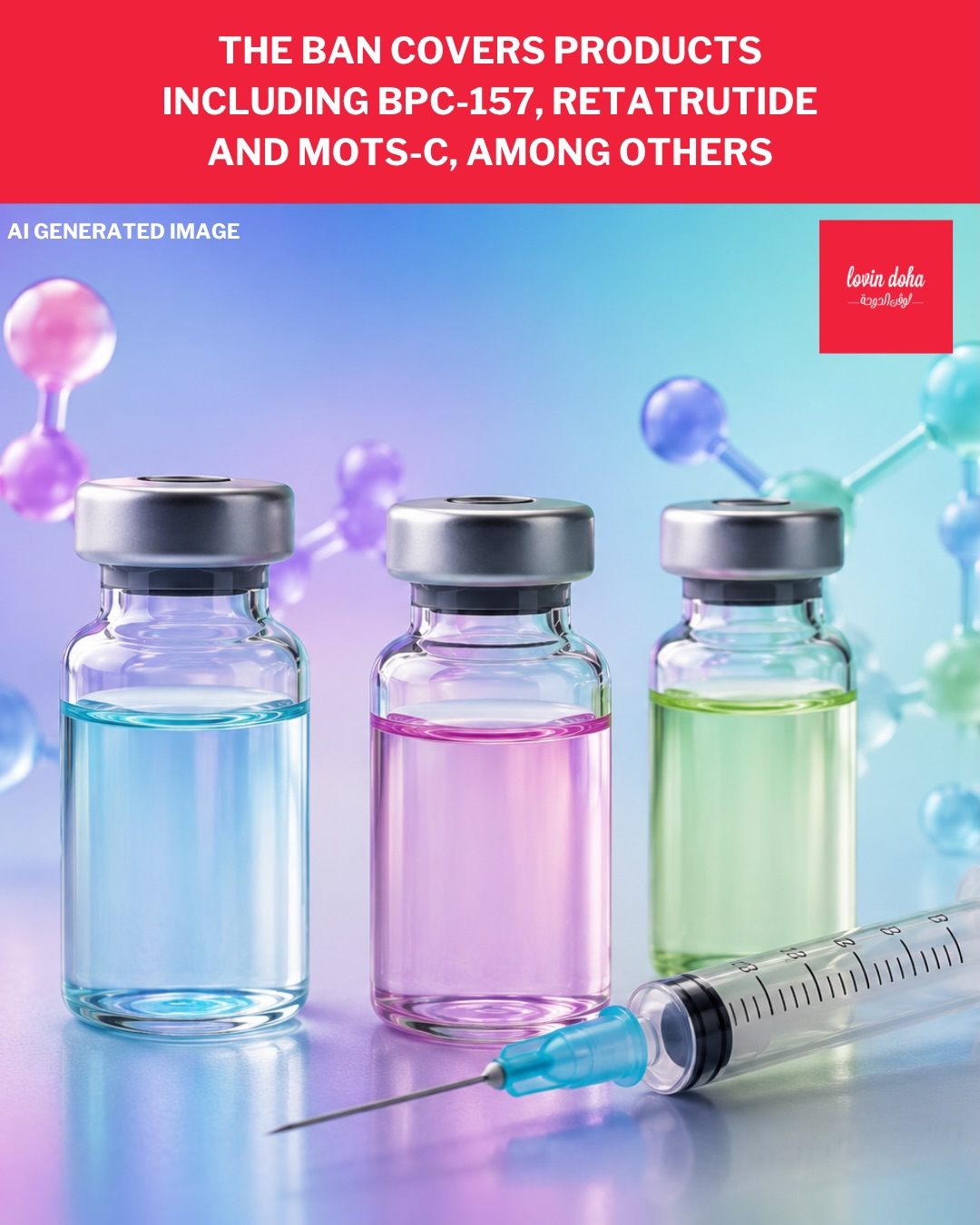 bpc 157 and retatrutide Qatar's Ministry of Public Health has banned the circulation, distribution, use promotion of unlicensed peptide products in the country. 🚫💉 The decision includes products such as BPC-157, and MOTS-c, with side effects vitamin b12 pet immune support Weight:20mg