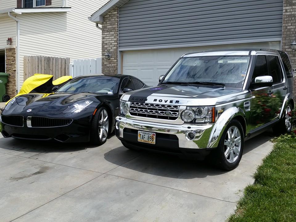 Chrome Land Rover LR4
