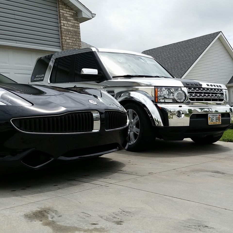 Chrome Land Rover LR4