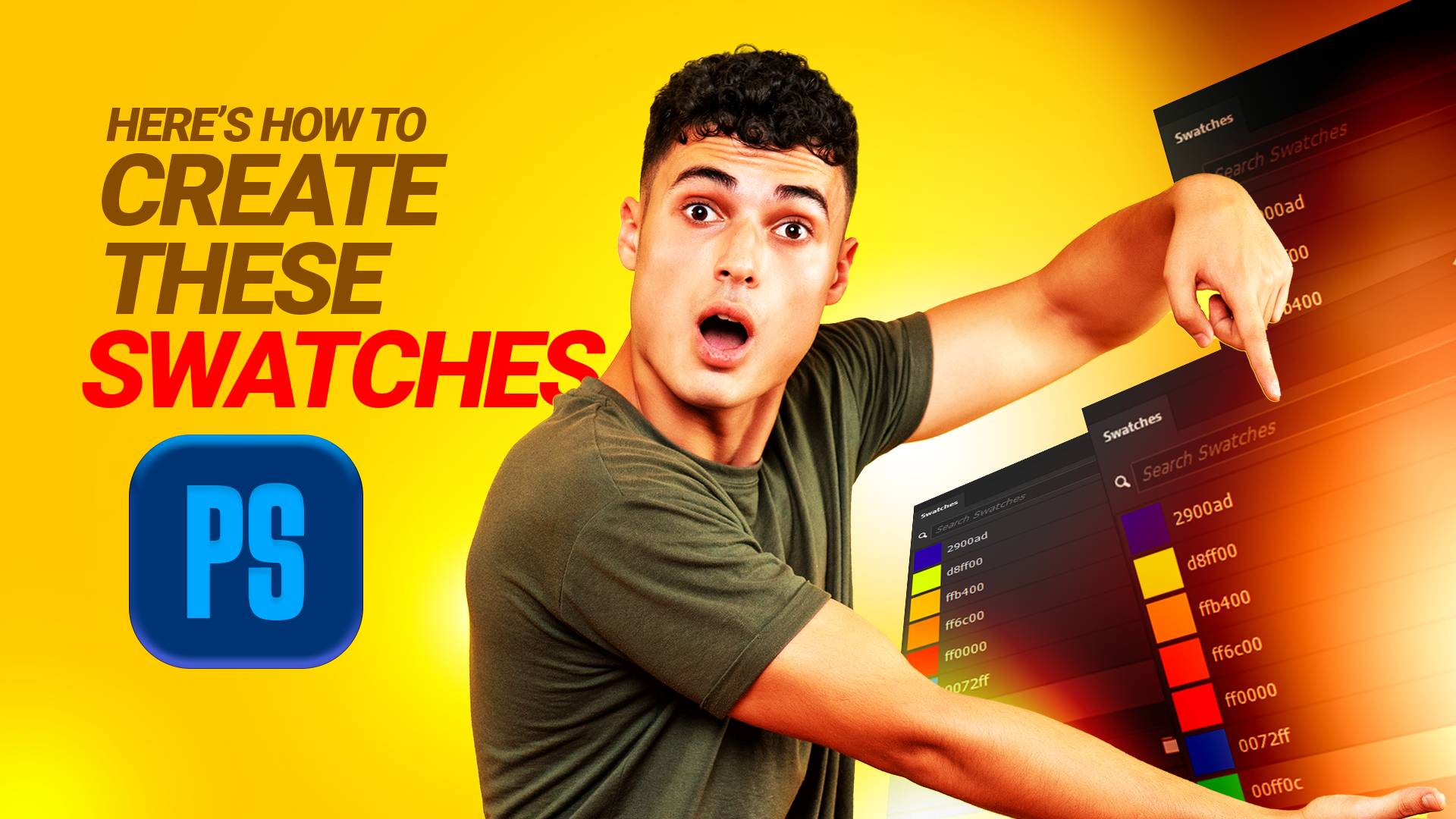 Photoshop | The Secret to Showing Color Codes in Photoshop Swatches ...
