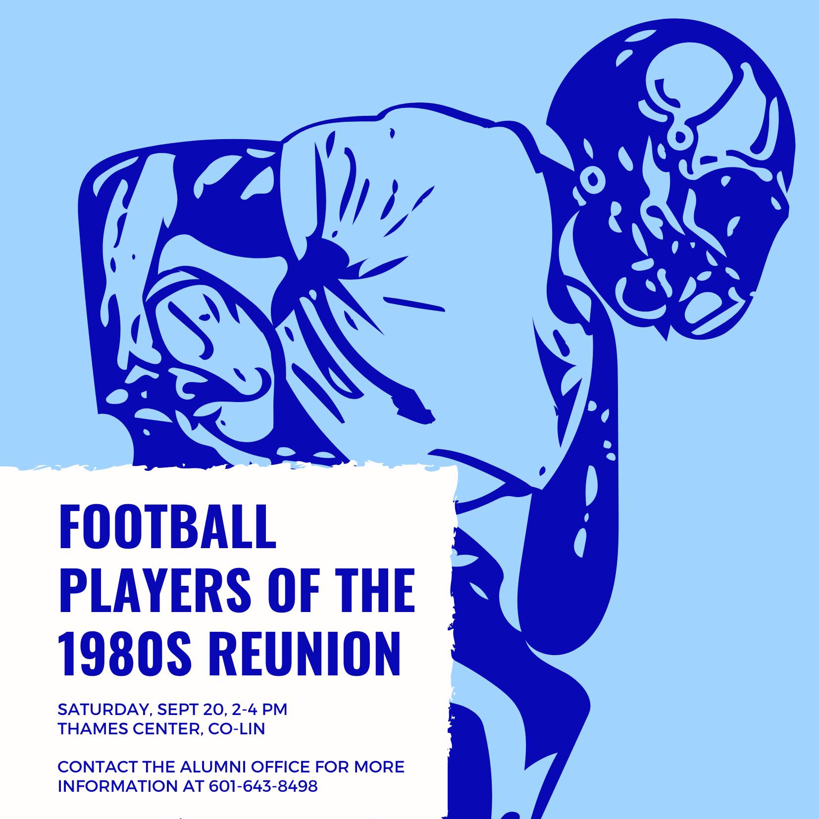 Co-Lin - 🏈 Football Players of the 1980s, It’s Time to Reunite! 🏈 Coach ...