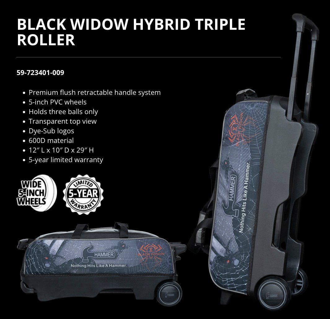 🔥 NEW FOR 2026! 🕷 #HammerBowling #BlackWidow #BlackWidowHybridTriple