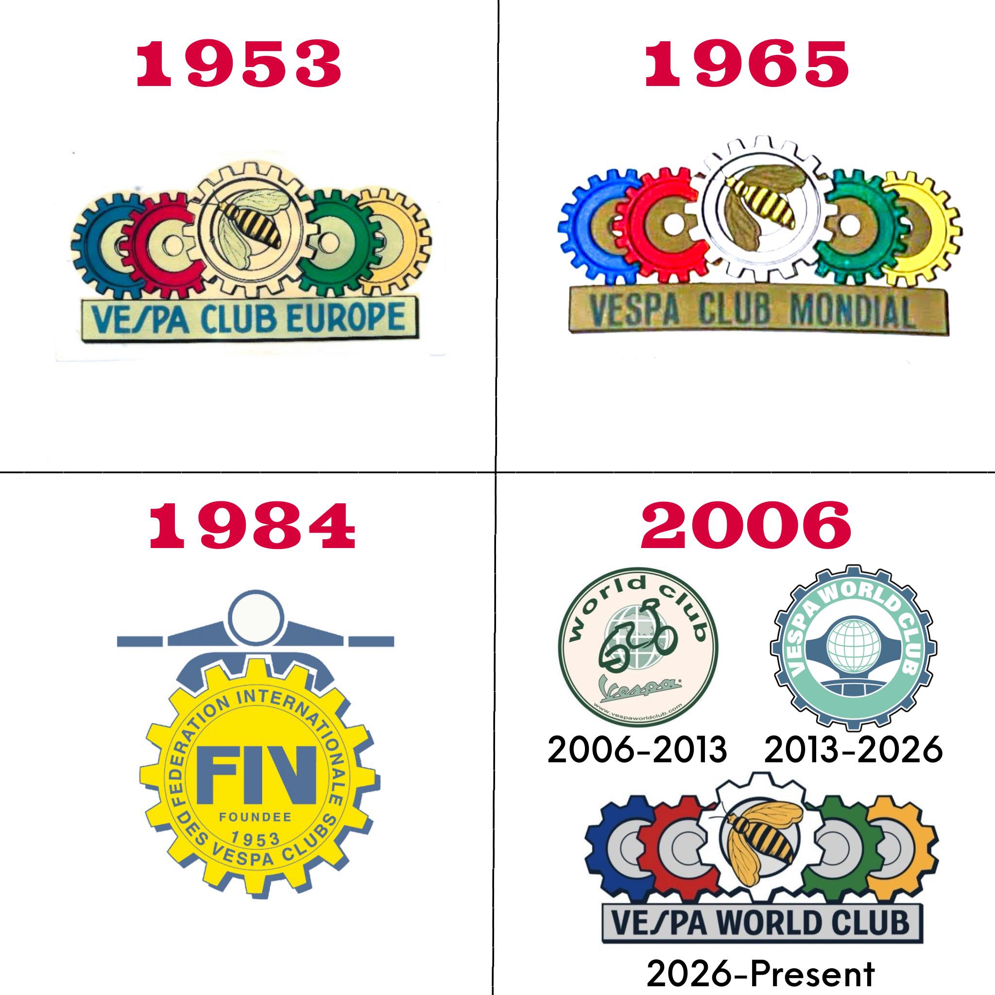 Insigne Vintage Vespa Club De Grande-Bretagne - Badge Revers COG, Rare, Occasion
