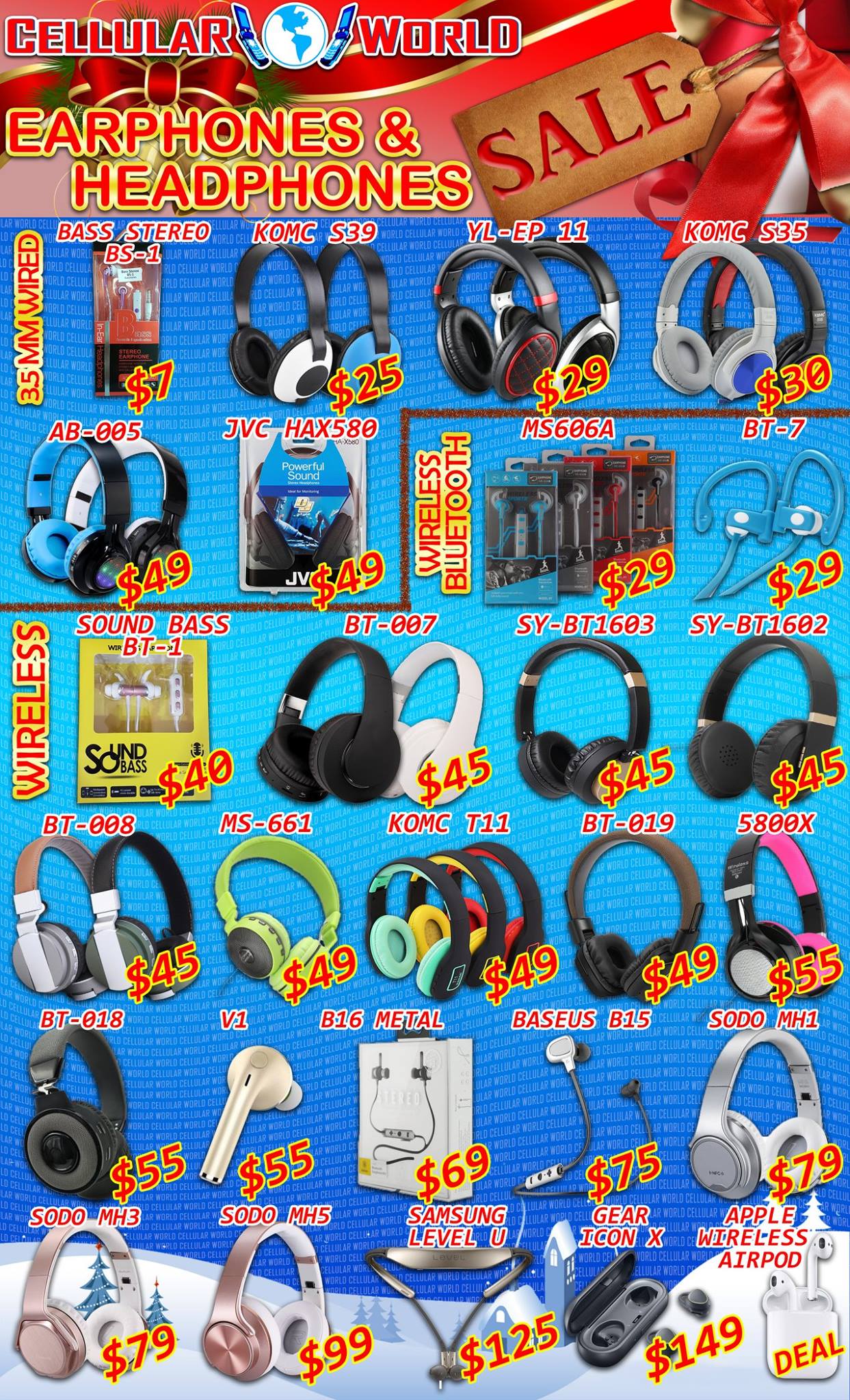 Our choice Of Headphone & Earphone Layby and hire purchase