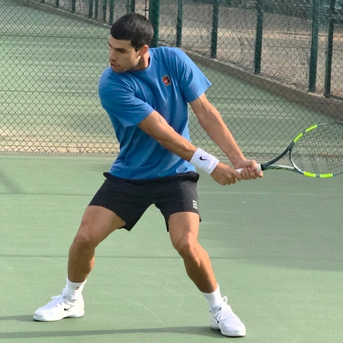Courts - New Pure Aero 2026 spotted on @carlitosalcarazz @babolat 