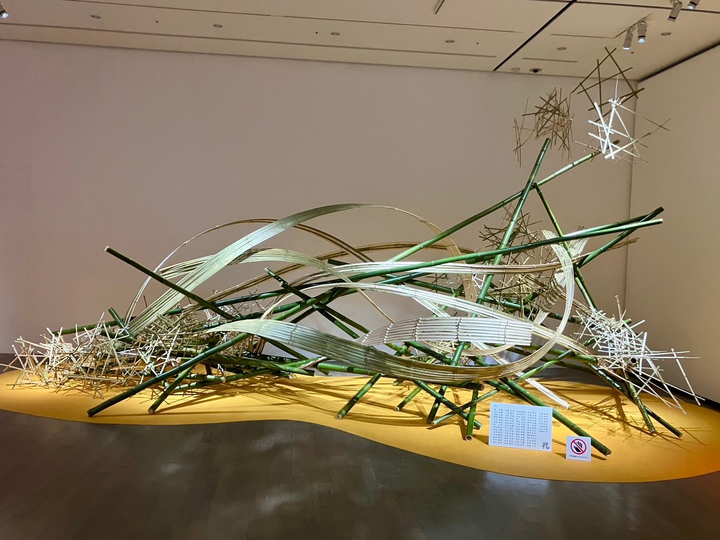 いけばな草月流 Ikebana - 初代家元：勅使河原蒼風の作品。 「とどろき」
