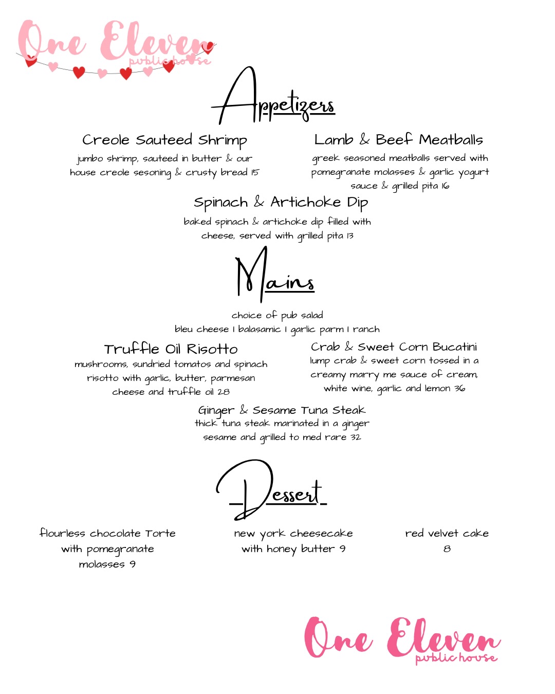 One Eleven... - One Eleven Public House Kitchen + Drink