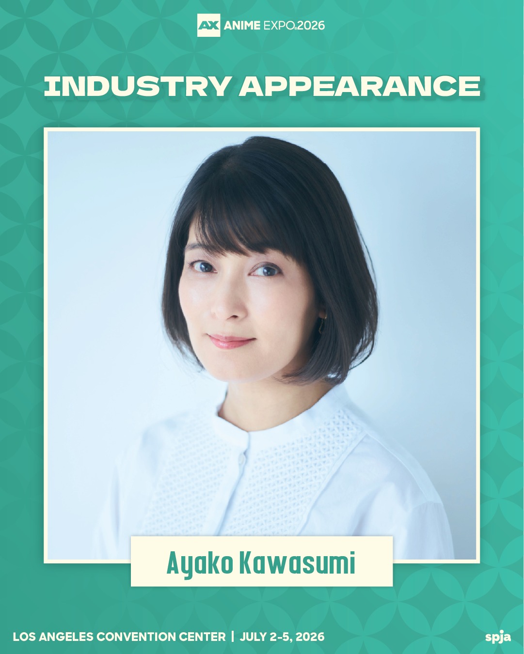Anime - Please welcome Ayako Kawasumi to #AX2026 as an Industry