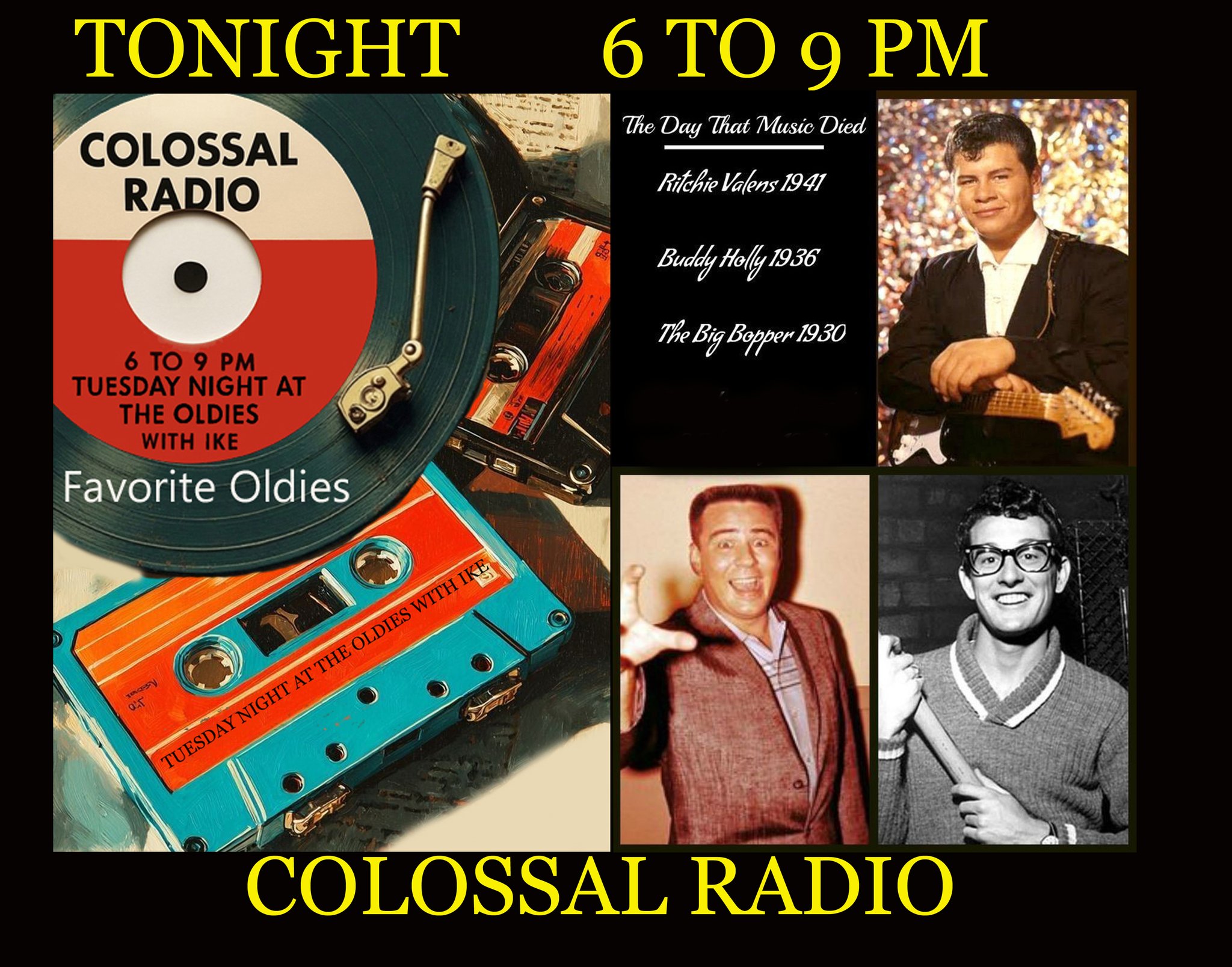 Colossal - 67 years ago today, we lost Buddy Holly, Ritchie Valens ...