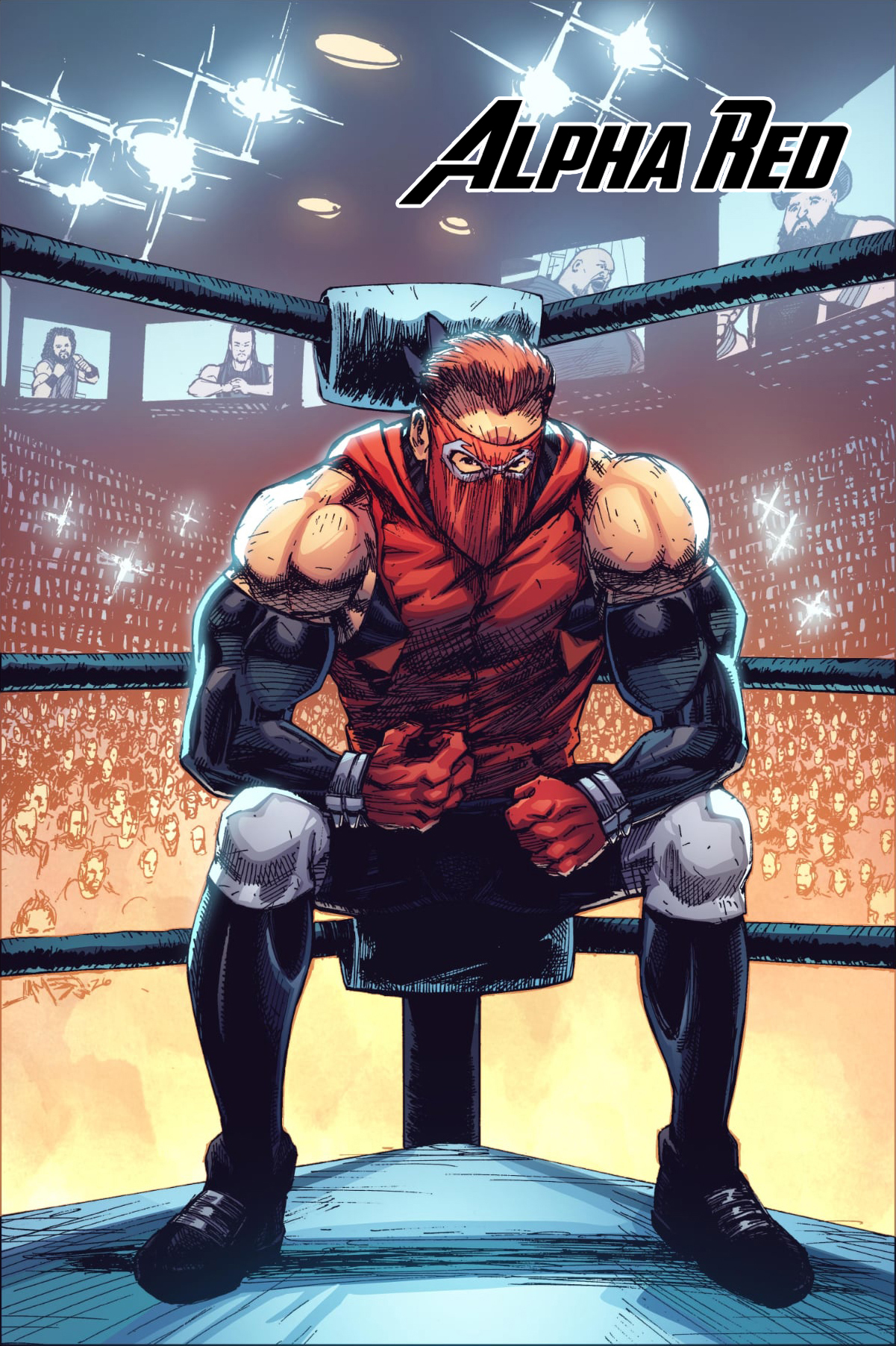 Alpha Red Comic