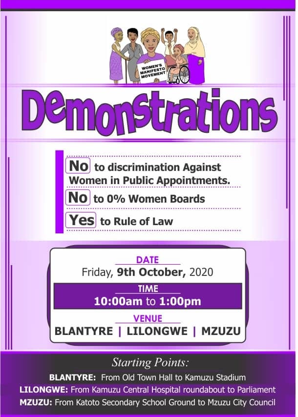 Malawi Women Human Rights Defenders in Malawi - Calling all Malawian ...