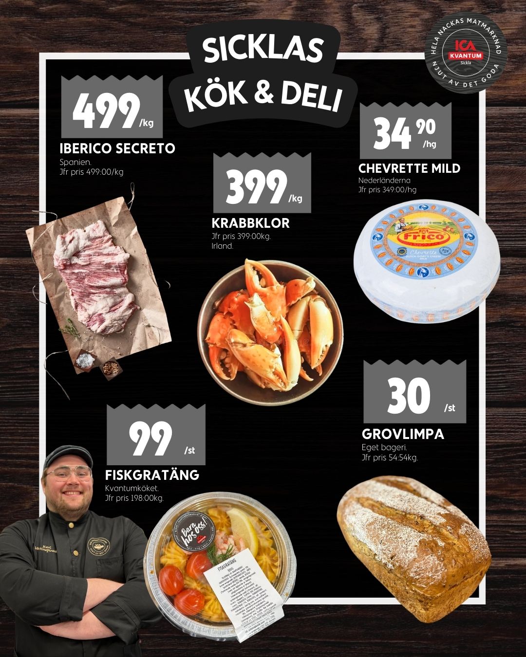 ICA - SICKLAS KÖK & DELI – med smak av helgen 🍷🧀 Fem favoriter från vår ...