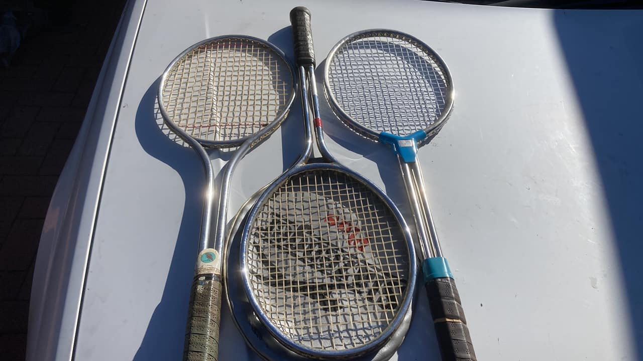 FOR SALE slazenger panther edition tennis racket in good condition.