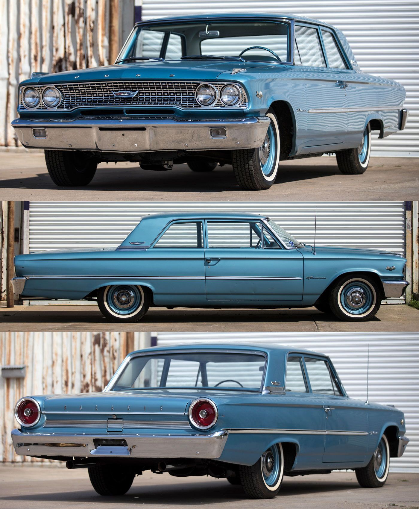 1963 Galaxie 2 door post car with 427 FE motor and 4 speed