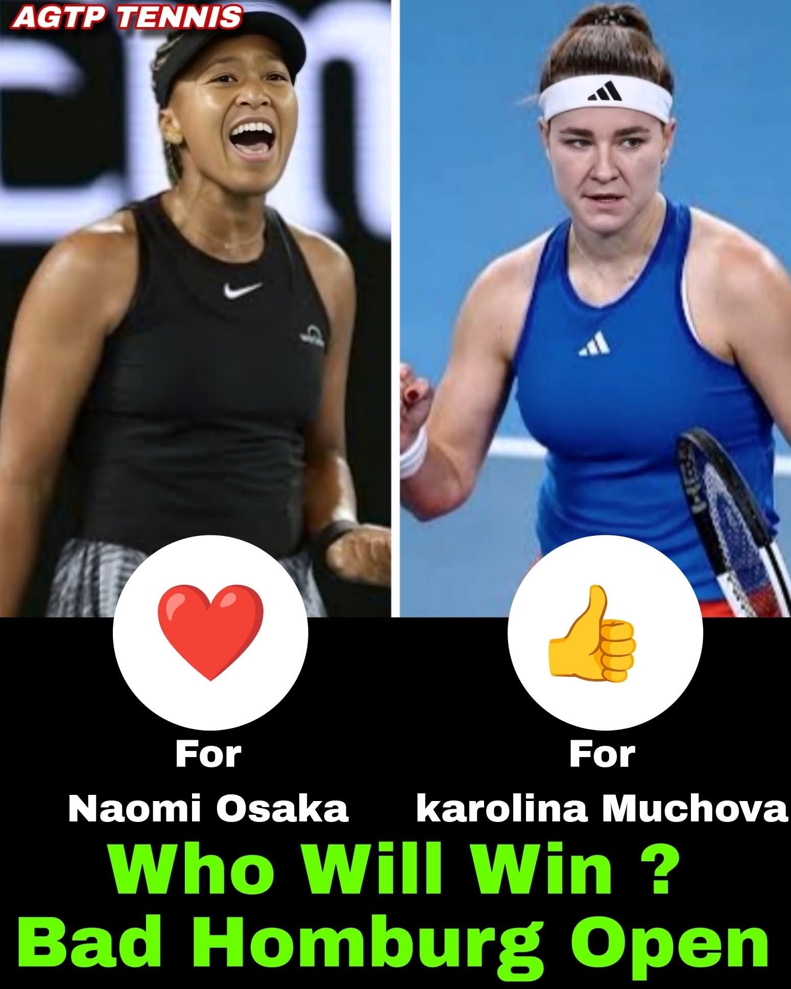 🎾 Matchday Prediction: Naomi Osaka 🇯🇵 vs Karolina Muchova
