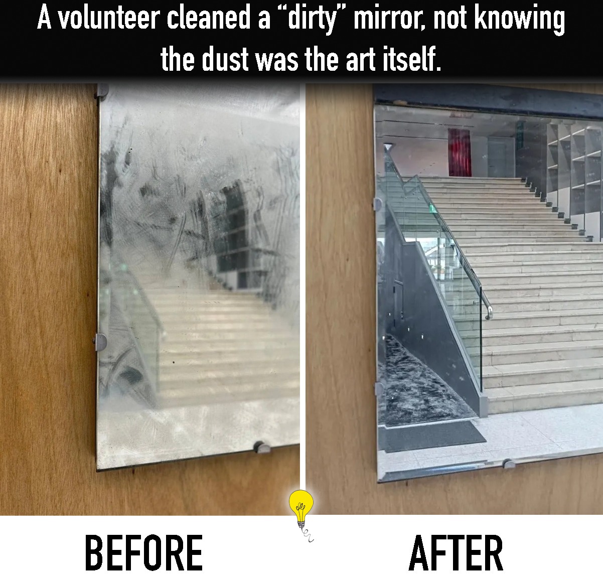 5 Unknown - The dirt was the artwork. And removing it destroyed the ...