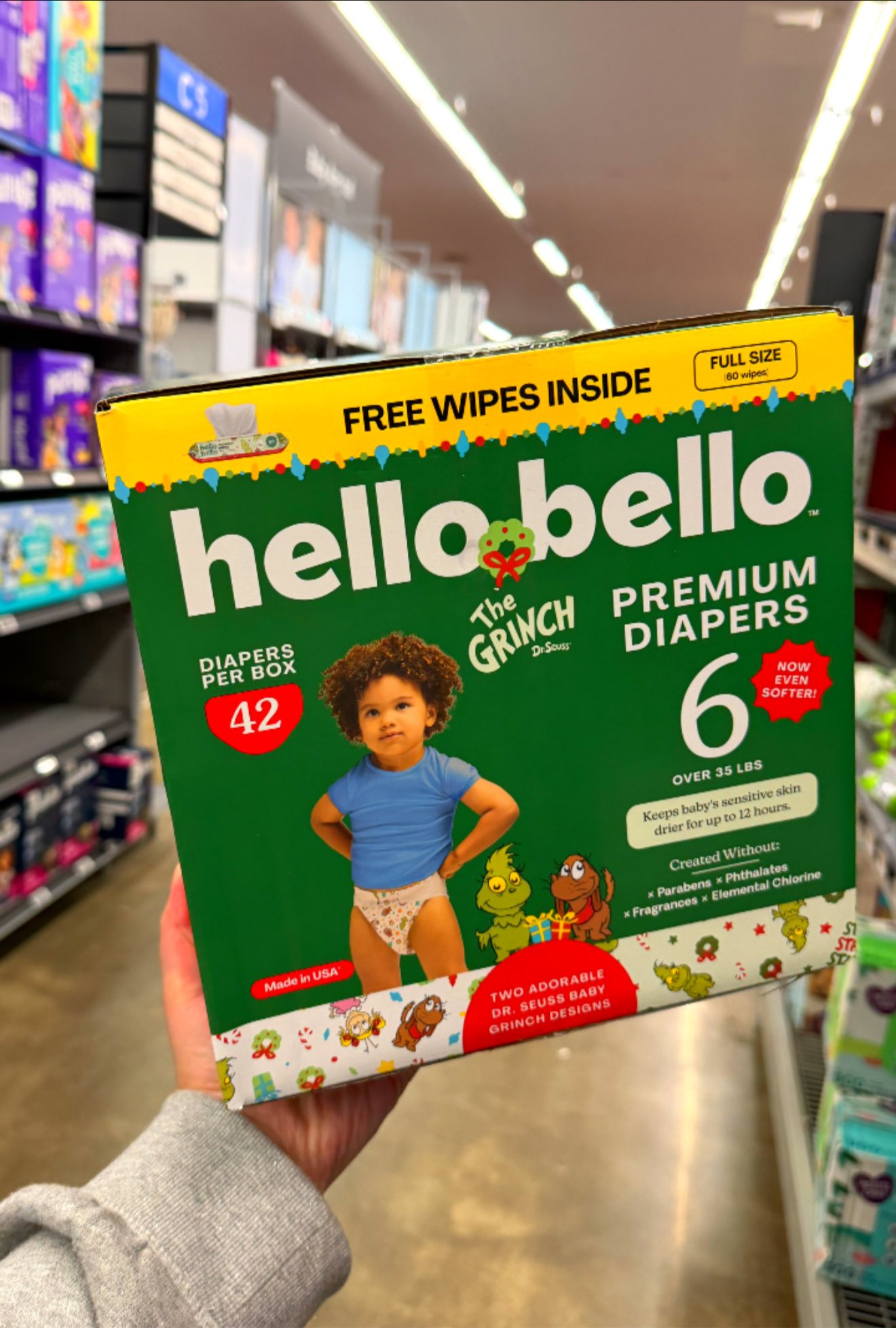 Beauty - CALLING ALL MOMS & DADS‼️ hello bello has grinch diapers 😱 🎄💚🎅 ...