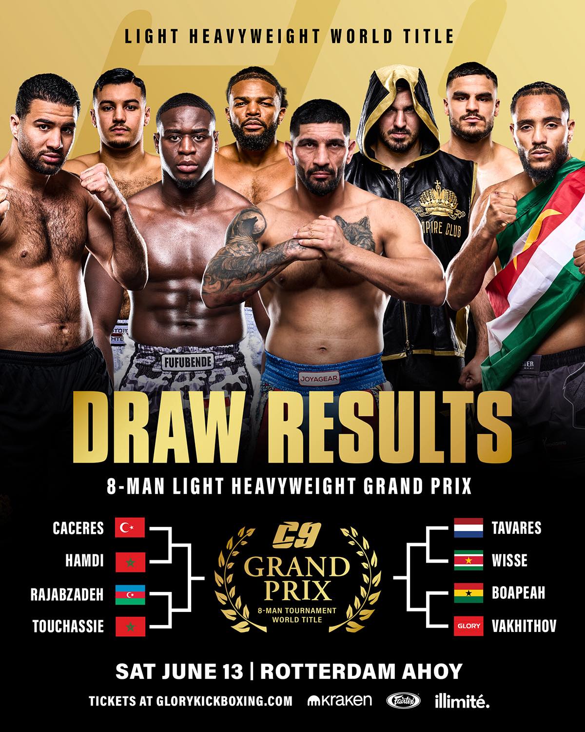 BREAKING: THE LIGHT HEAVYWEIGHT GRAND PRIX IS OFFICIAL! 8 men will 