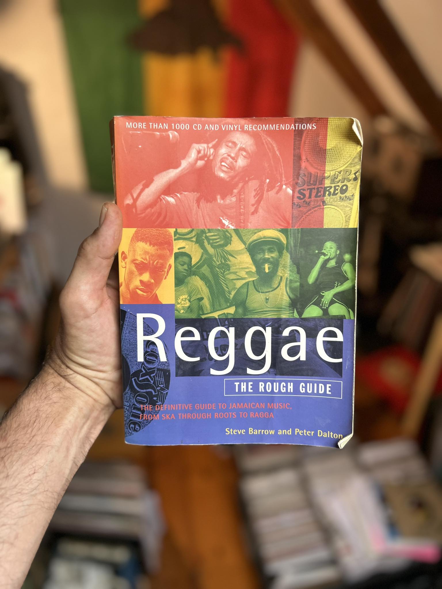 Steve Barrow's 1997 (well used) “Reggae - The Rough Guide” 🔥🇯🇲🎶