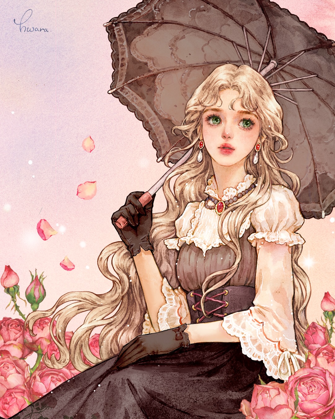 hwara様 ♡ Ella 8枚(同梱600円) Hwara Art (@HwaraArt) • Facebook