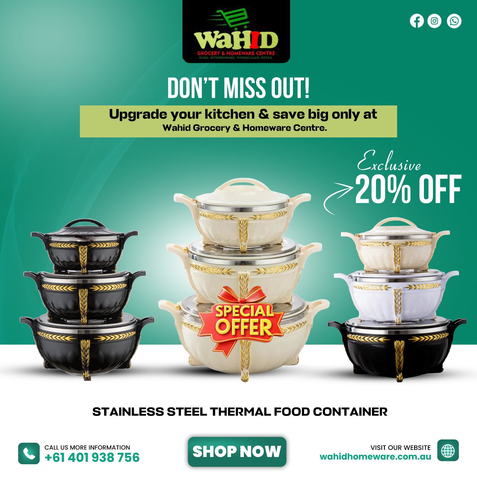Wahid Grocery and... - Wahid Grocery and Homewarecentre